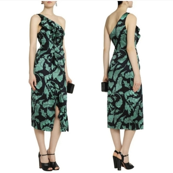 Cinq a Sept Devanna One Shoulder Dress - Picture 1 of 11